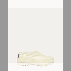 Sorel x Proenza Schouler NIB (ORIG.$350) Leather Rubber Mules (SIZE 9B) CHALK